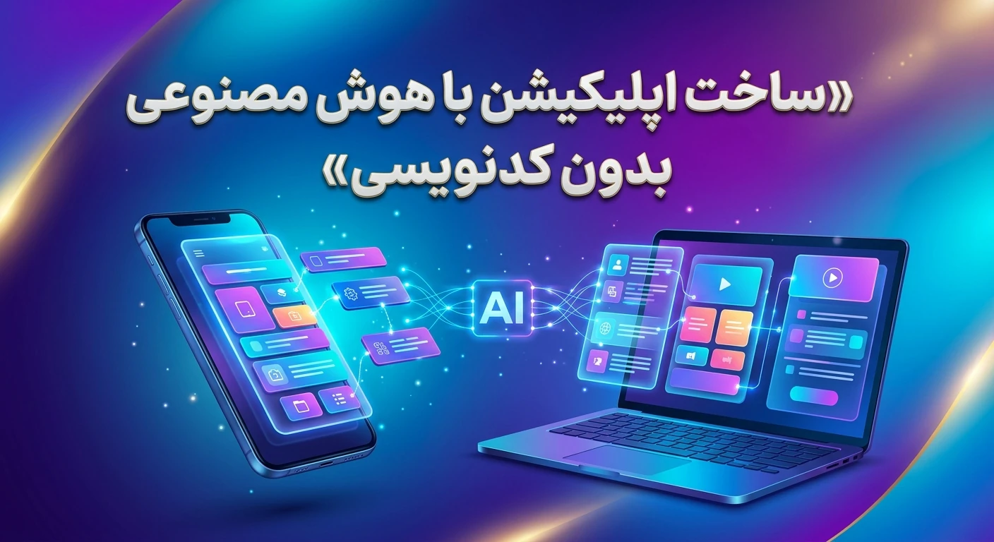 ساخت اپلیکیشن با هوش مصنوعی بدون کدنویسی